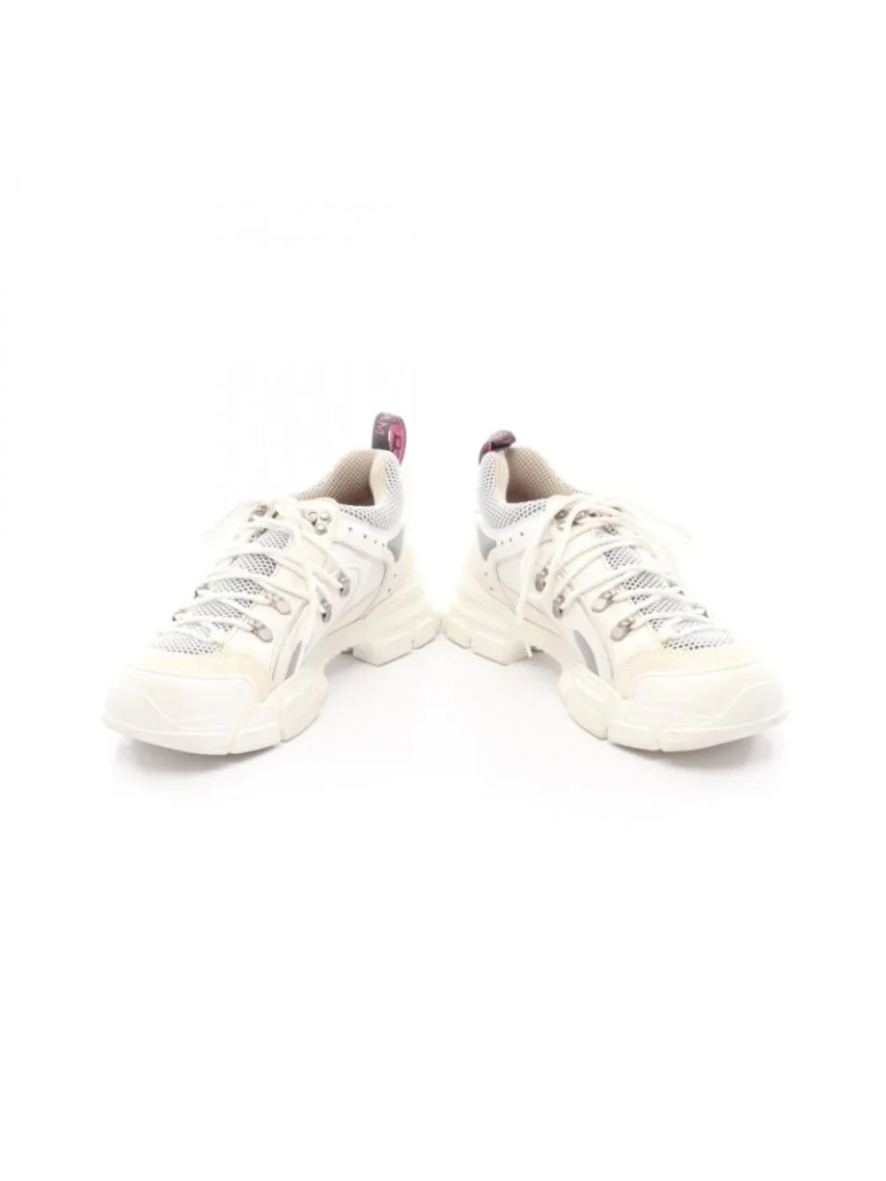 Gucci Sneakers Flashtrek White Leather Suede